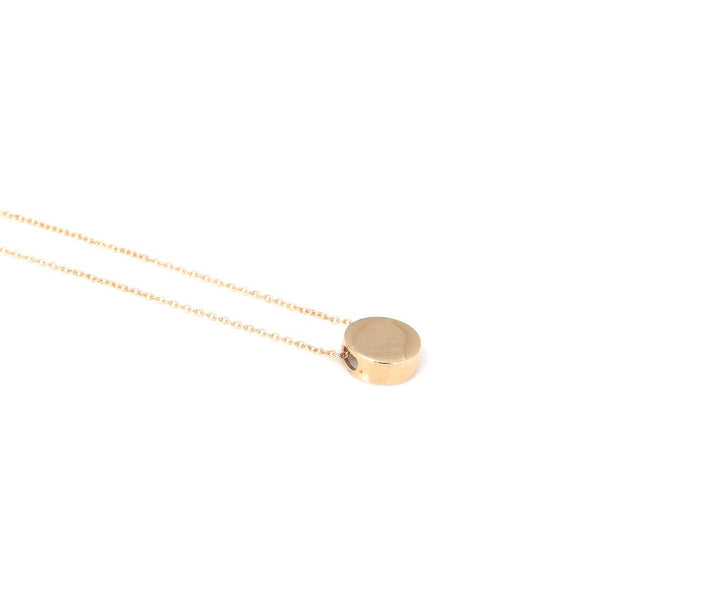 GOLDEN CIRCLE NECKLACE | 18K GOLD NECKLACE  | VALENTINE GIFT | ANNIVERSARY GIFT | MINIMALIST JEWELLERY