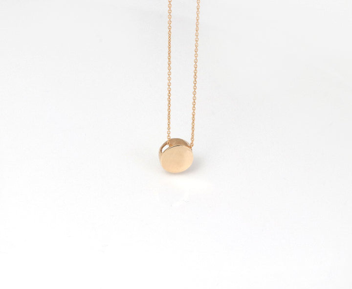 GOLDEN CIRCLE NECKLACE | 18K GOLD NECKLACE  | VALENTINE GIFT | ANNIVERSARY GIFT | MINIMALIST JEWELLERY