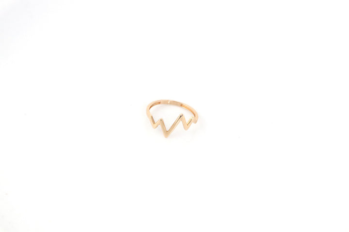 LIFE 18K GOLD RING | 18K GOLD RING| VALENTINE GIFT | ANNIVERSARY GIFT | MINIMALIST JEWELLERY